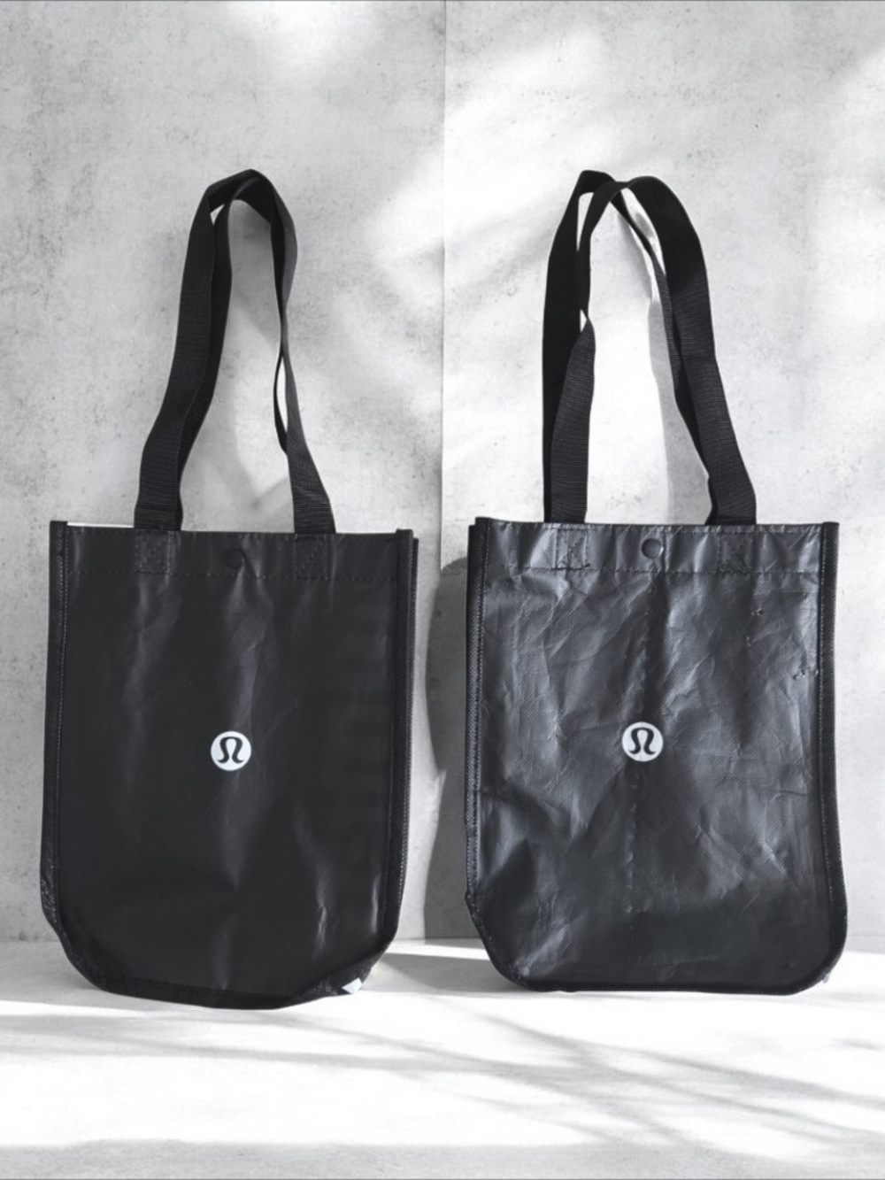 lululemon athletica Black Reusable Tote Pair